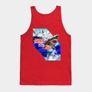 Shark Movie Design Tank Top